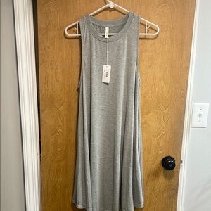 Gray Sleeveless Dress